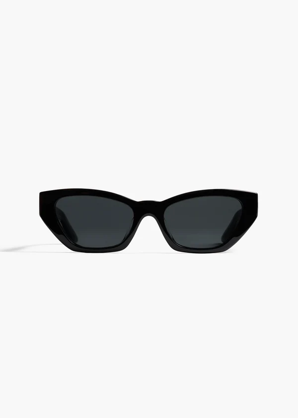 aokiboutique x Oliver Peoples 1961C in Black and Grey FRONT VIEW