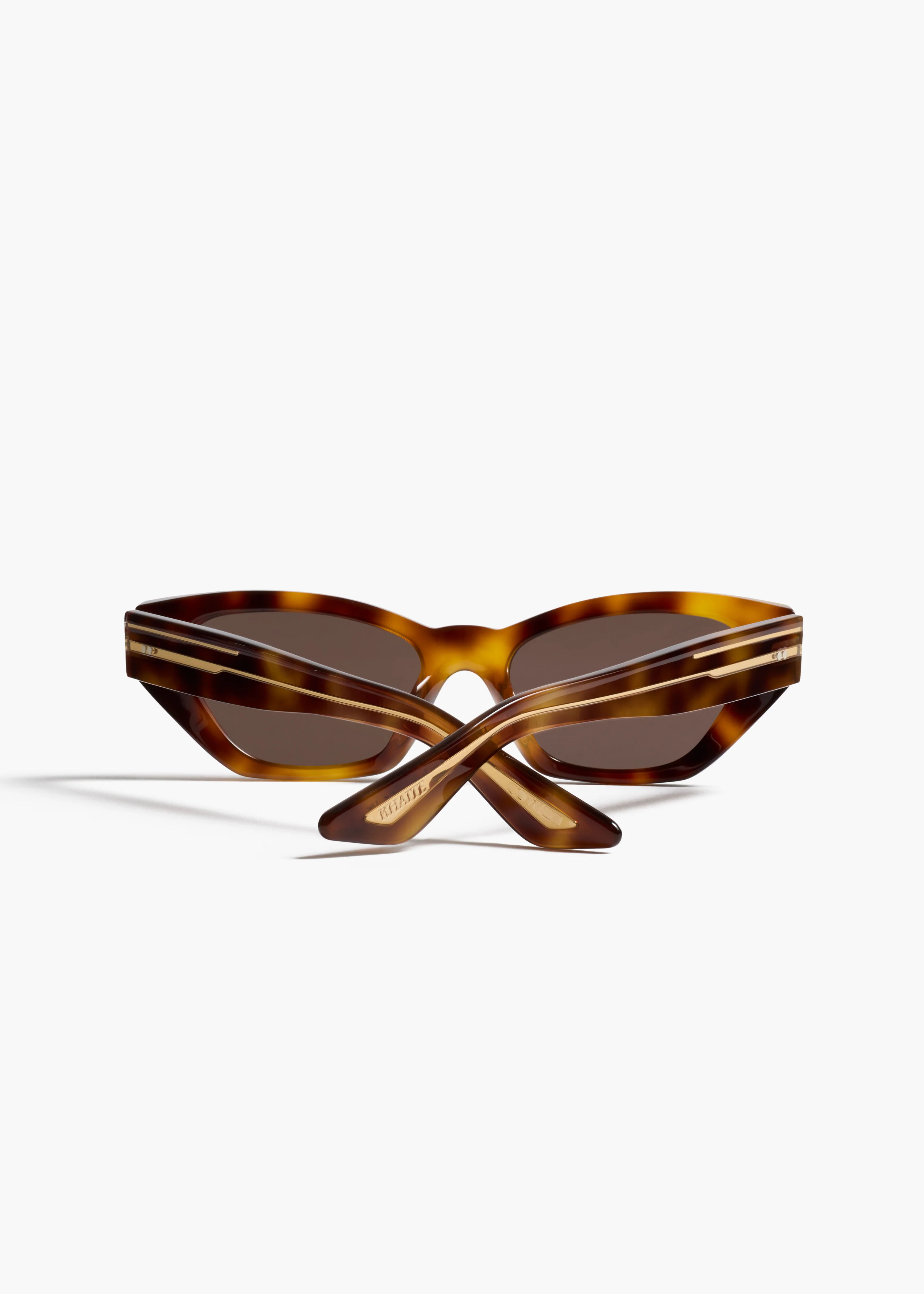 aokiboutique x Oliver Peoples 1961C in Dark Mahogany and Brown BACK VIEW