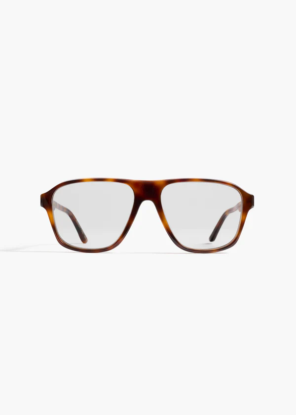 aokiboutique x Oliver Peoples 1978RX in Dark Mahogany FRONT VIEW