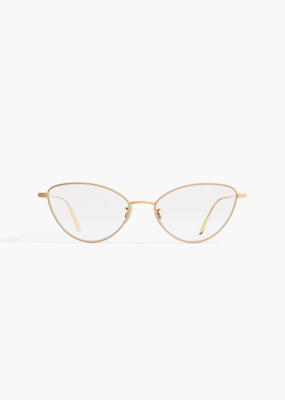 aokiboutique x Oliver Peoples 1998RX in Gold FRONT VIEW