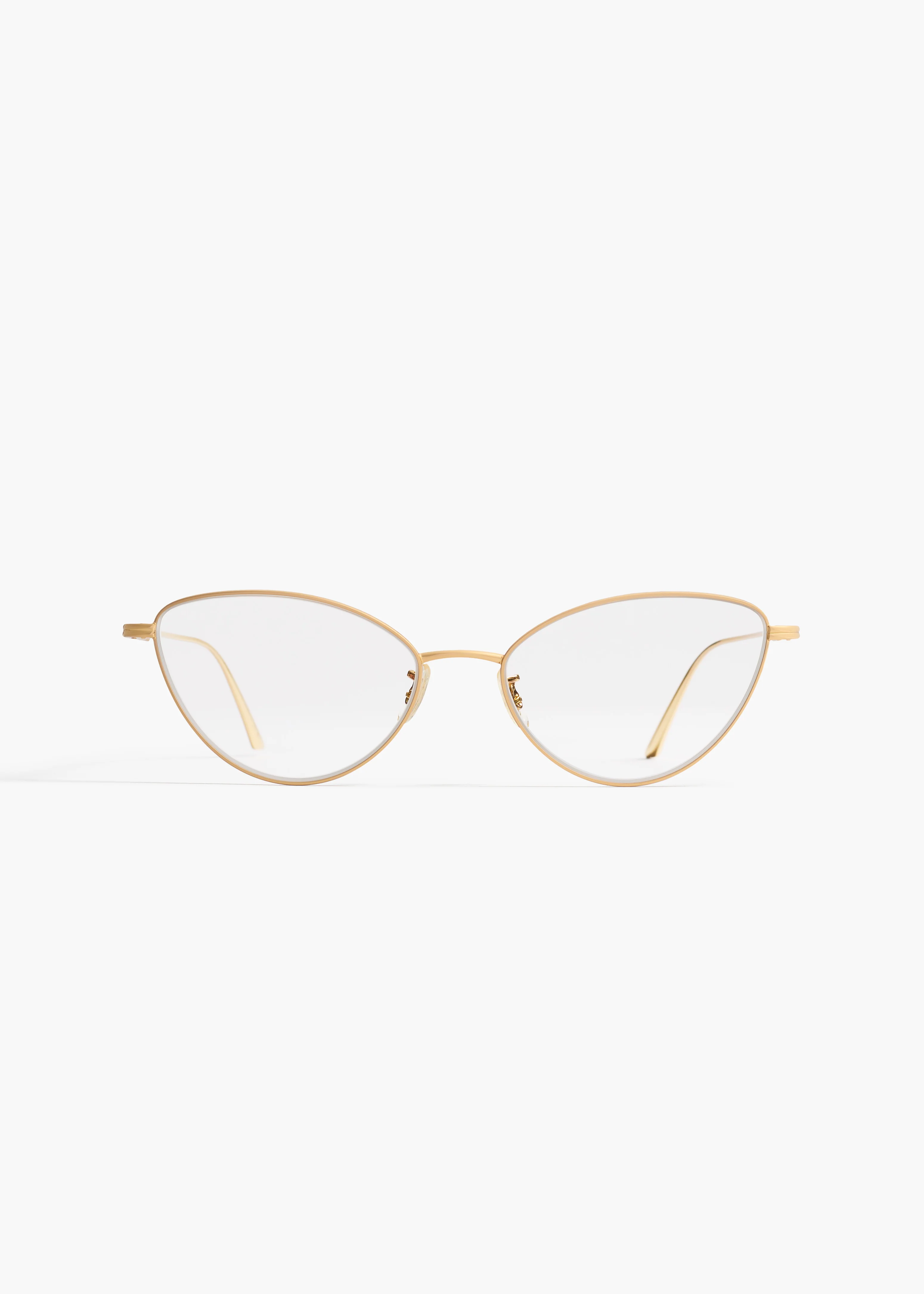 aokiboutique x Oliver Peoples 1998RX in Gold FRONT VIEW