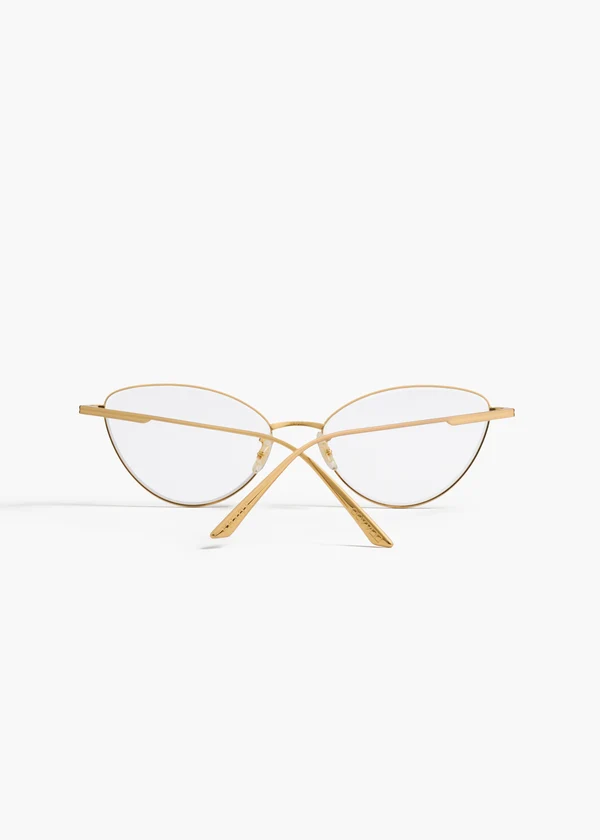 aokiboutique x Oliver Peoples 1998RX in Gold BACK VIEW