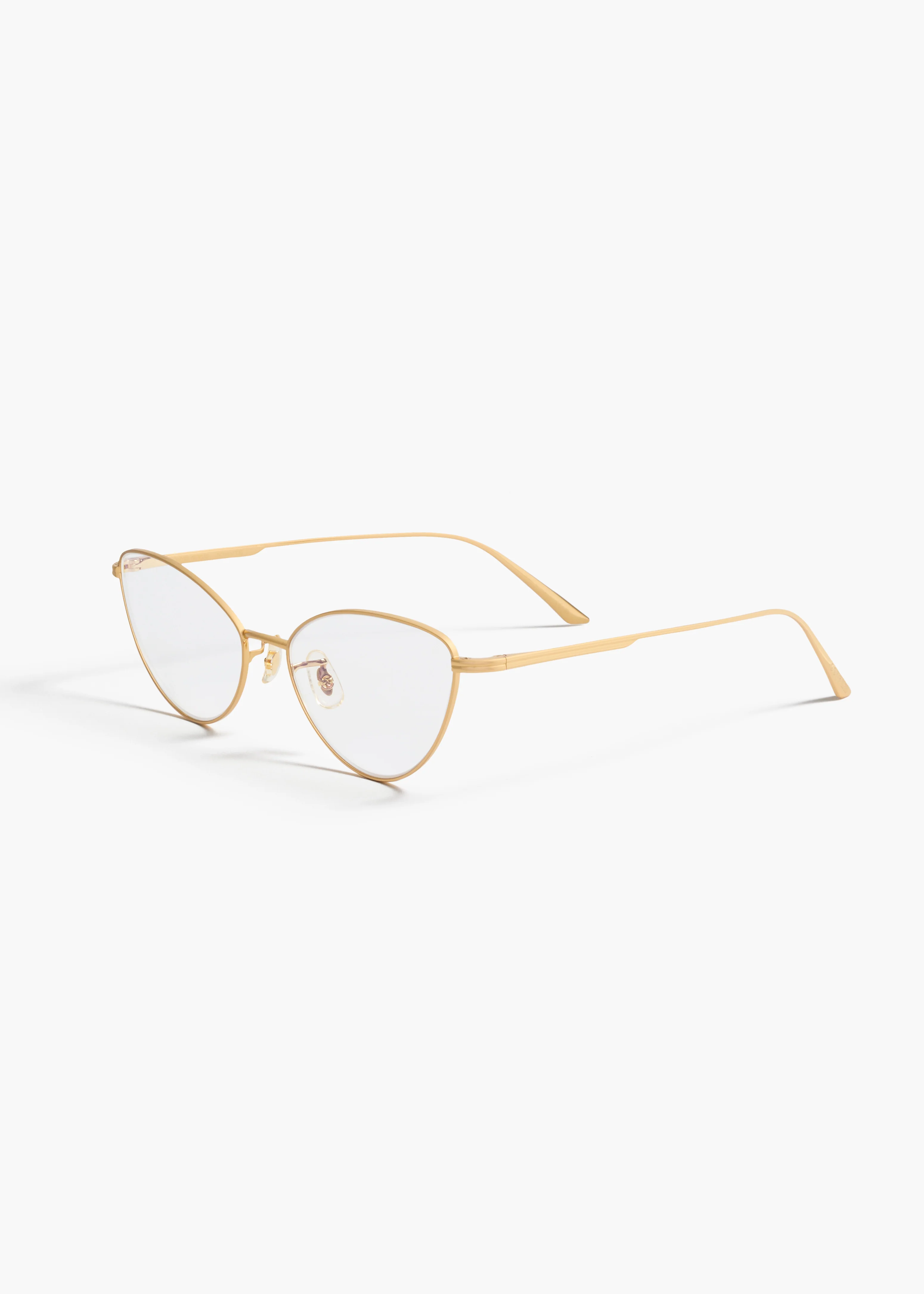 aokiboutique x Oliver Peoples 1998RX in Gold SIDE VIEW