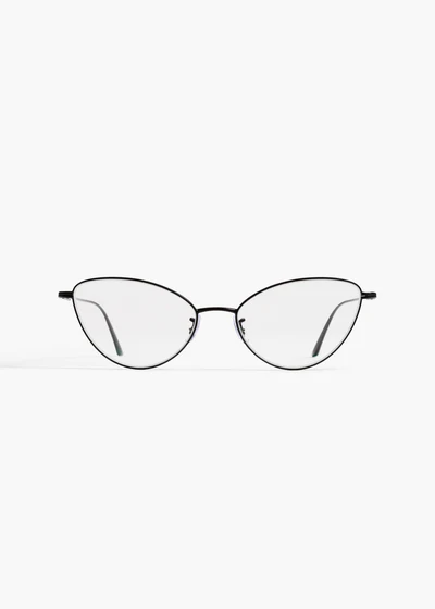 aokiboutique x Oliver Peoples 1998RX in Matte Black FRONT VIEW