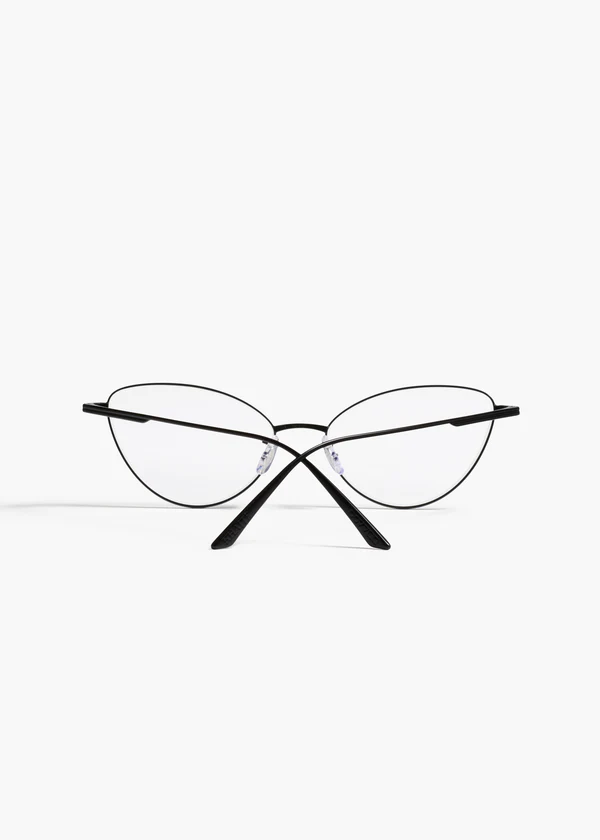 aokiboutique x Oliver Peoples 1998RX in Matte Black BACK VIEW