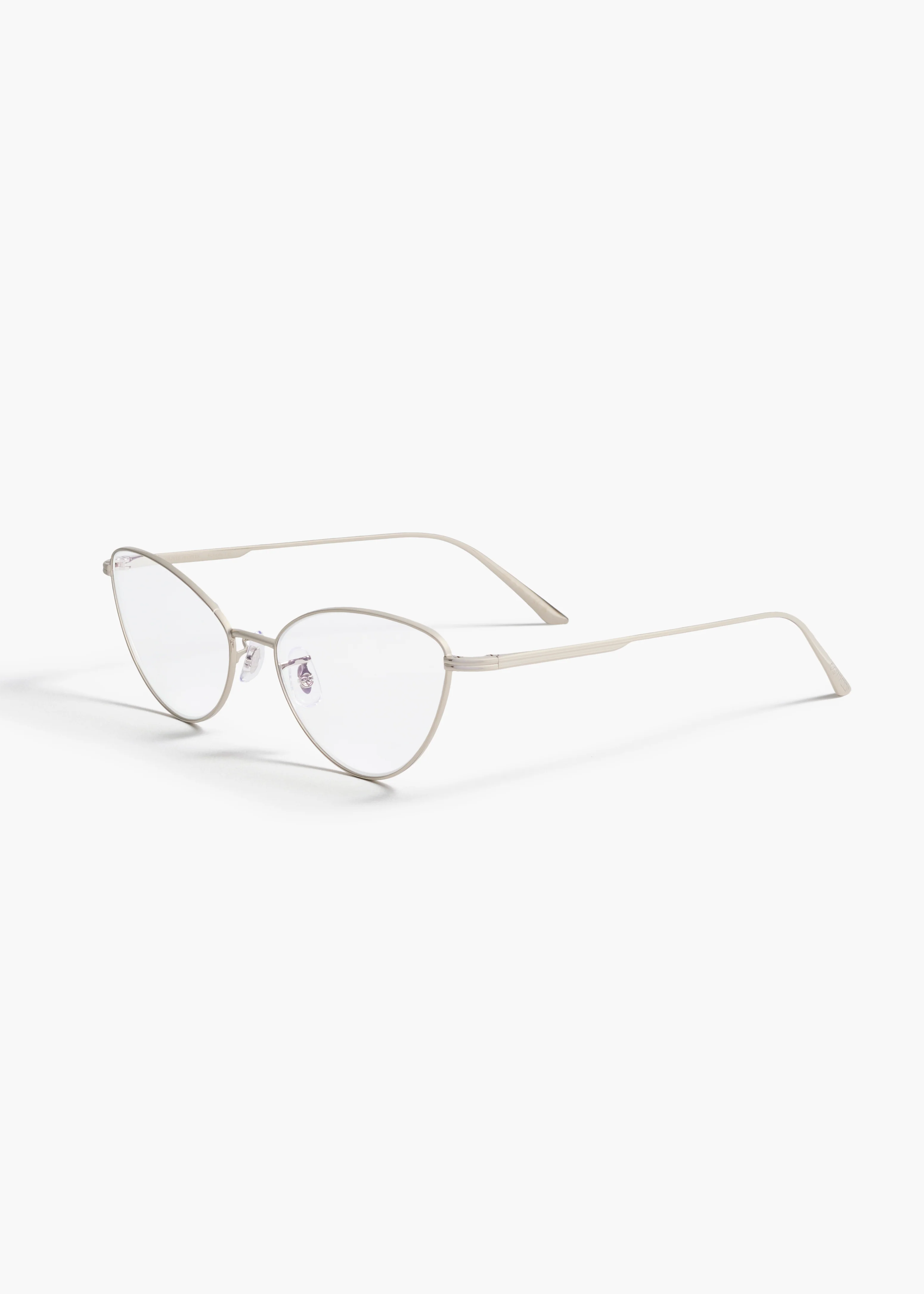 aokiboutique x Oliver Peoples 1998RX in Silver SIDE VIEW