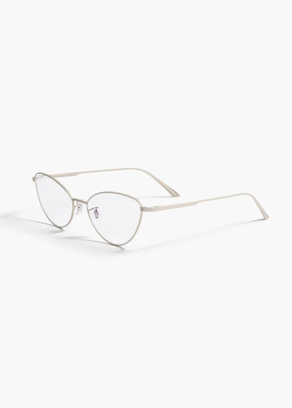 aokiboutique x Oliver Peoples 1998RX in Silver SIDE VIEW