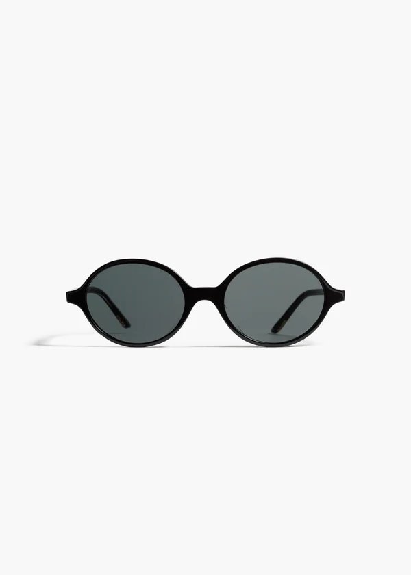 aokiboutique x Oliver Peoples 2000C in Black and Grey FRONT VIEW
