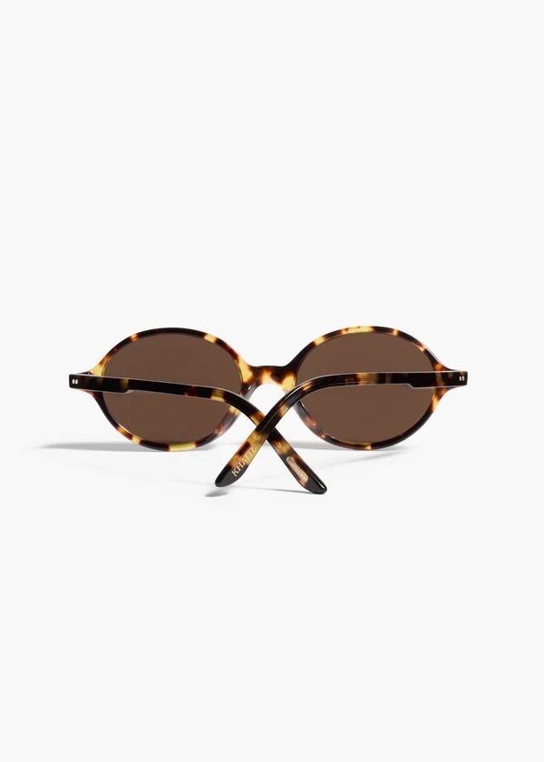 aokiboutique x Oliver Peoples 2000C in Vintage DTB and Brown BACK VIEW