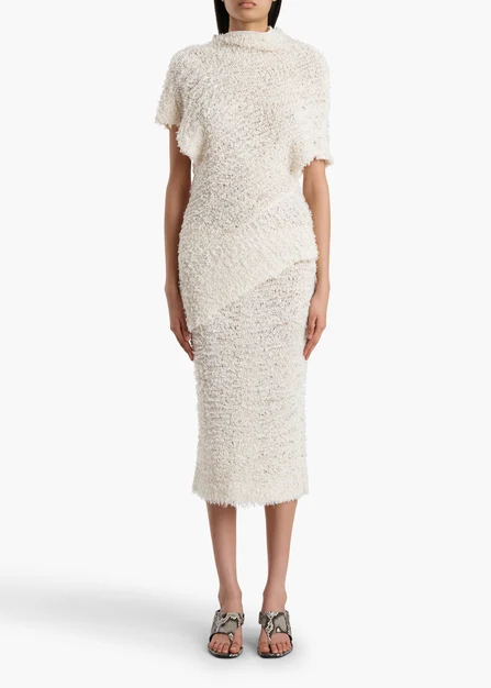 ADELA SKIRT IVORY 18173463 101 A STYLED