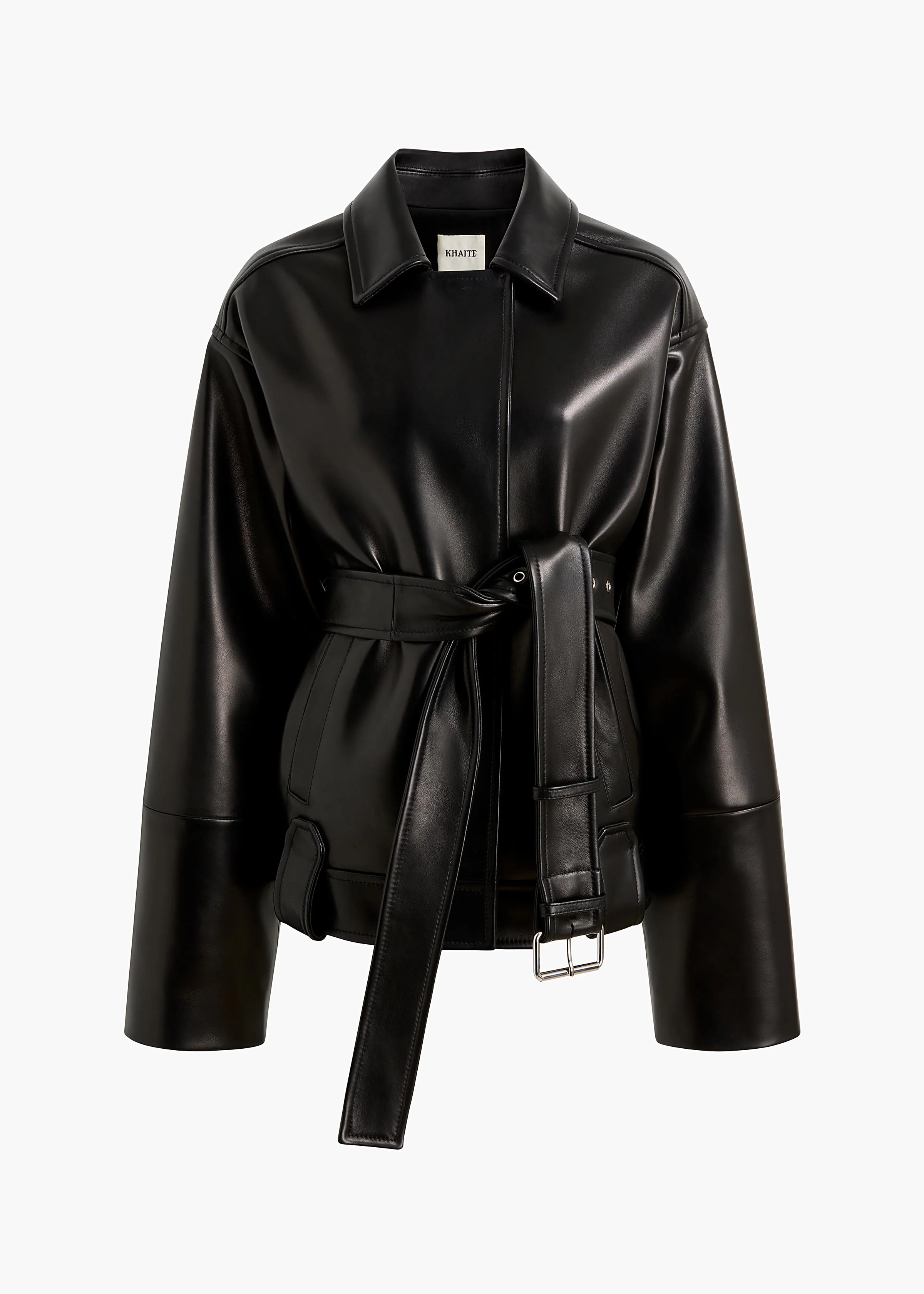 ALDER JACKET BLACK LEATHER 62391012 200 GHOST
