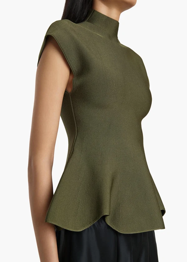 ANDRA TOP OLIVE 9806429 420 E