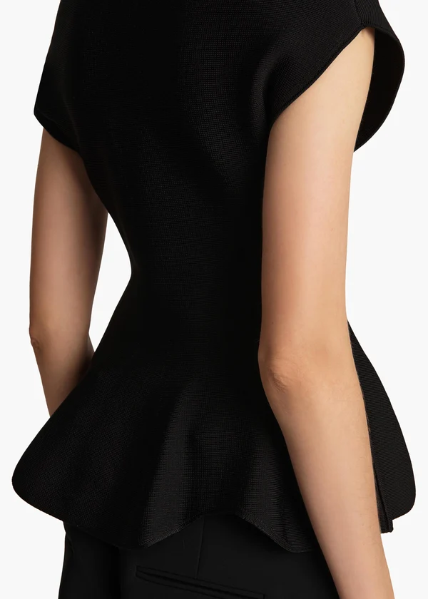 Andra Top in Black DETAILED VIEW 2