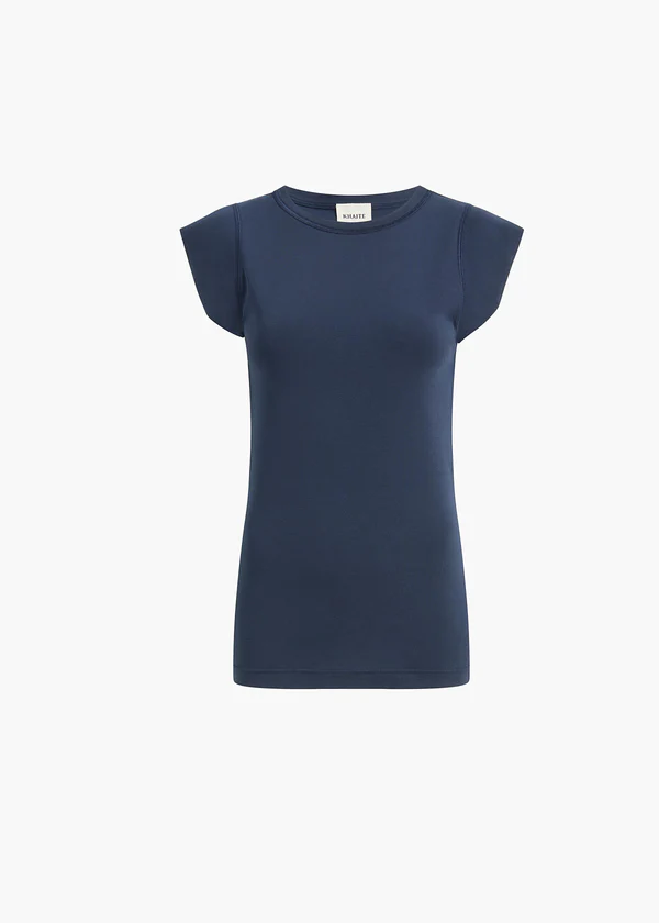 ANGEL TOP DARK NAVY COTTON RIB 182751021 979 GHOST