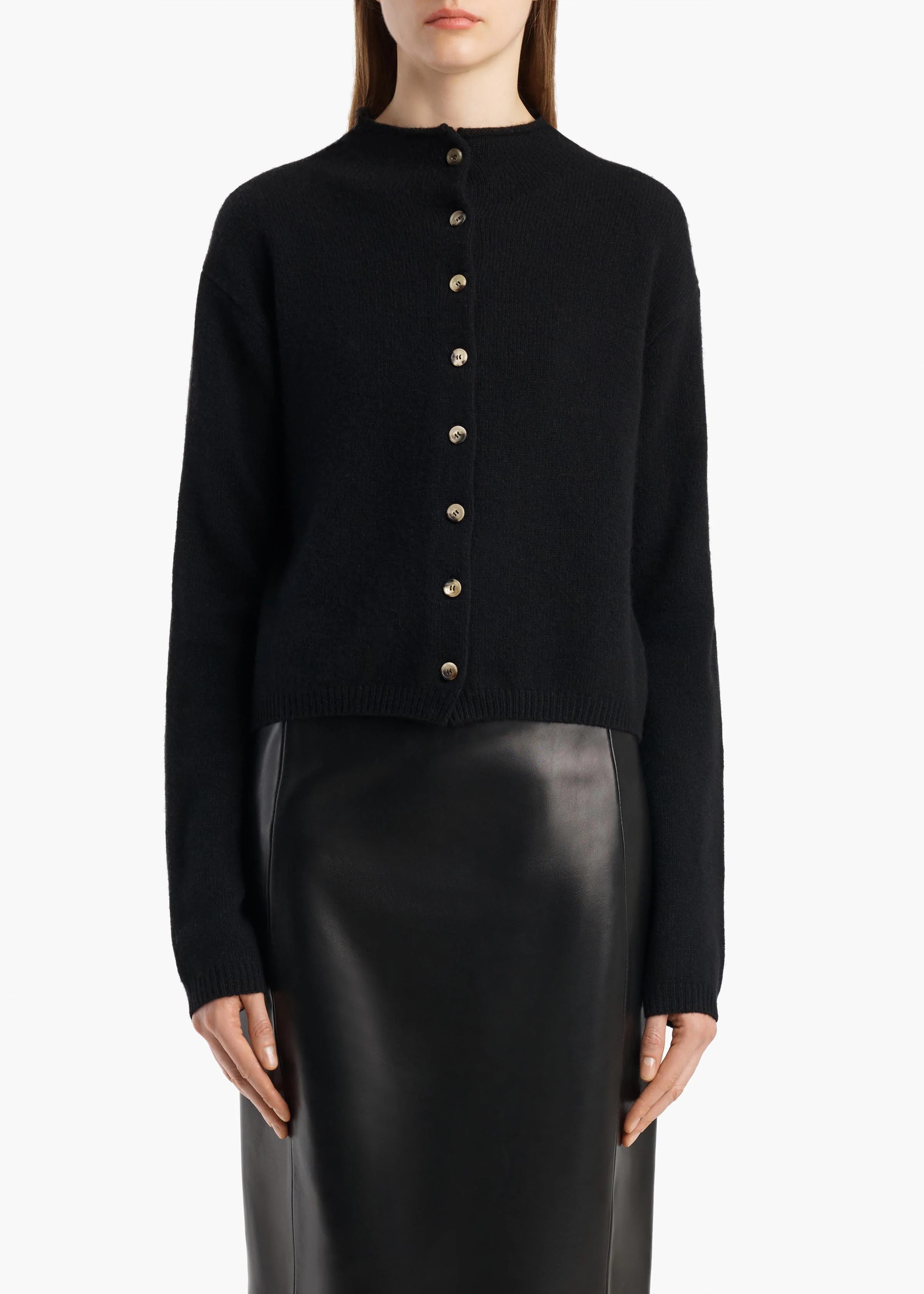 aokiboutique  - Annora Cardigan in Black