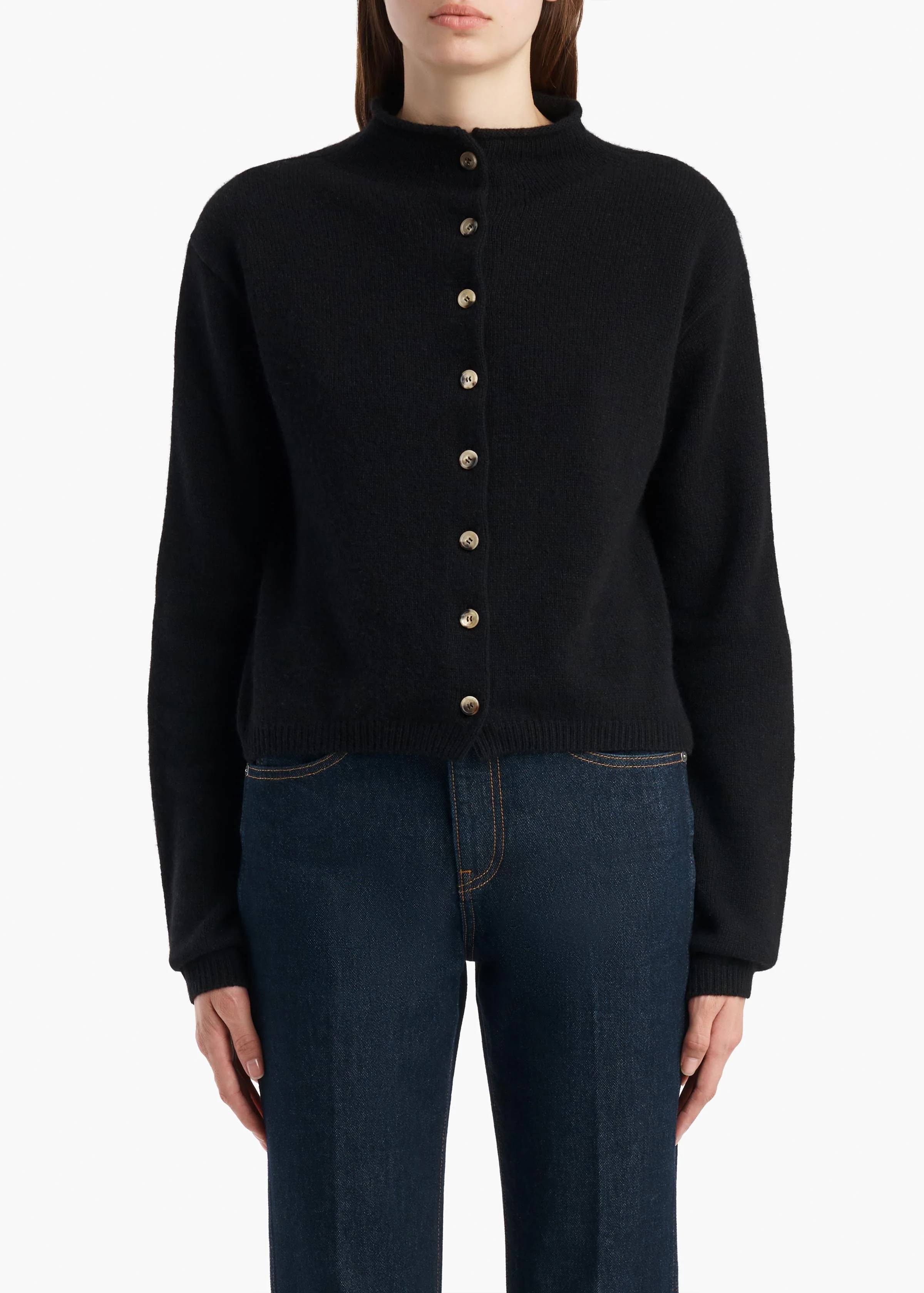 aokiboutique  - Annora Cardigan in Midnight Navy