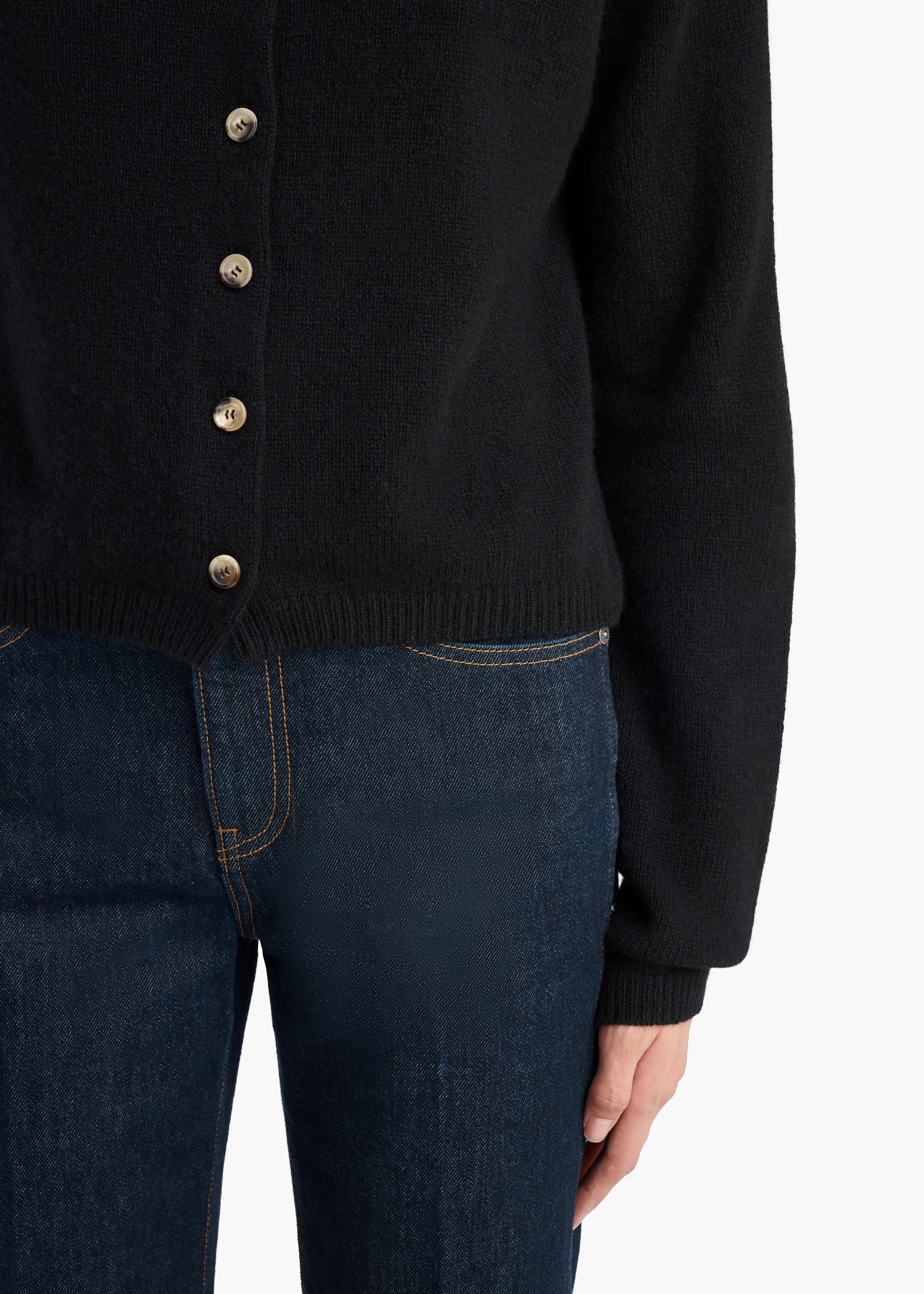 aokiboutique  - Annora Cardigan in Midnight Navy
