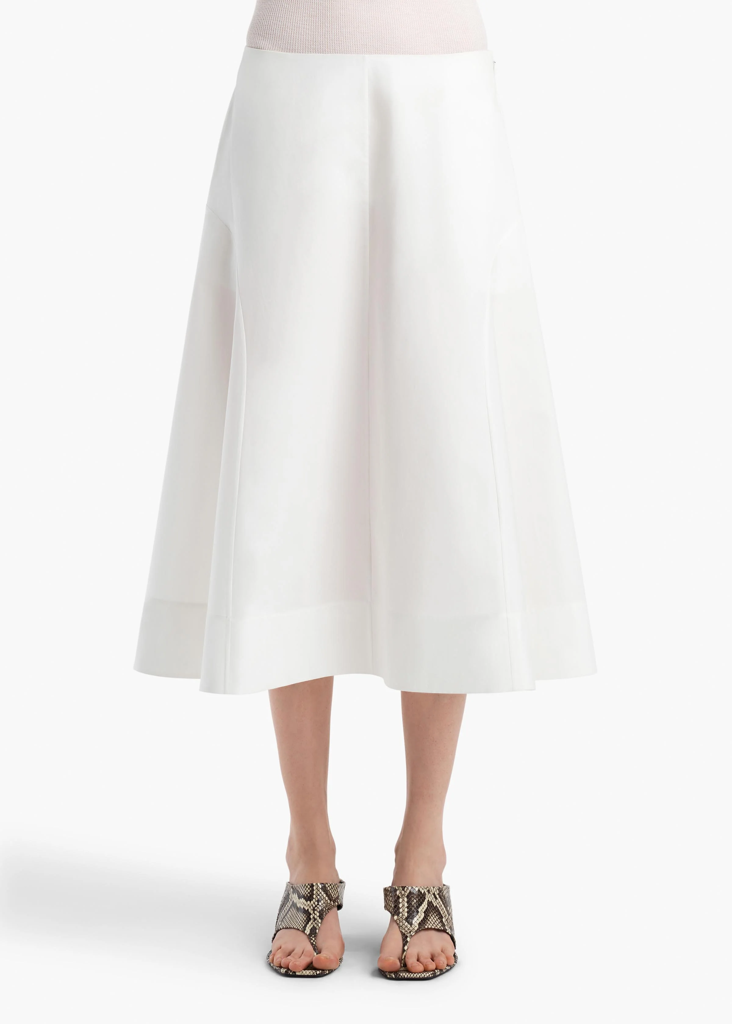 aokiboutique  - Artin Skirt in Chalk
