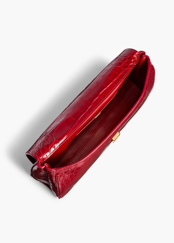 AUDREY CLUTCH RUBY ALLIGATOR H3033 929 526 C