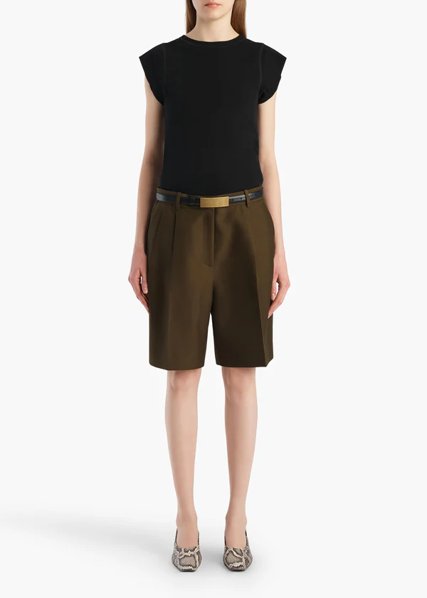 AUGGIE SHORT DARK OLIVE 3205582 429 A STYLED