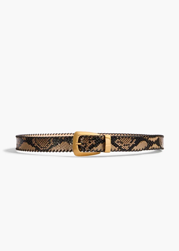 BENNY BELT W WHIPSTITCH GOLD TAUPE 10191 803 461 A