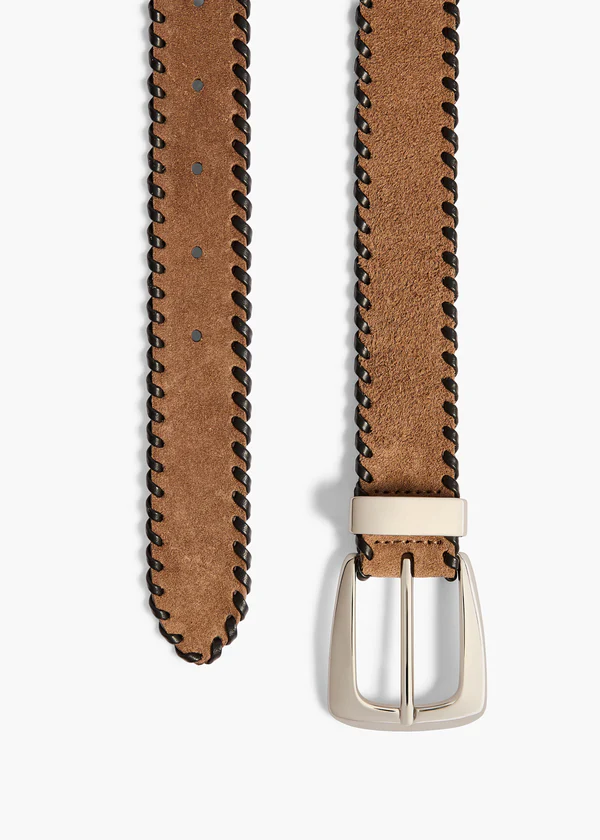 BENNY BELT W WHIPSTITCH SILVER DATTERO 10189 1031 775 C