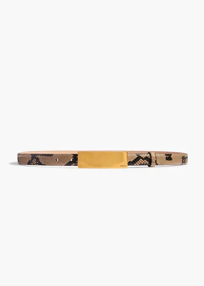 BERLIN BELT ANTIQUE GOLD 25MM TAUPE 10187 803 461 A