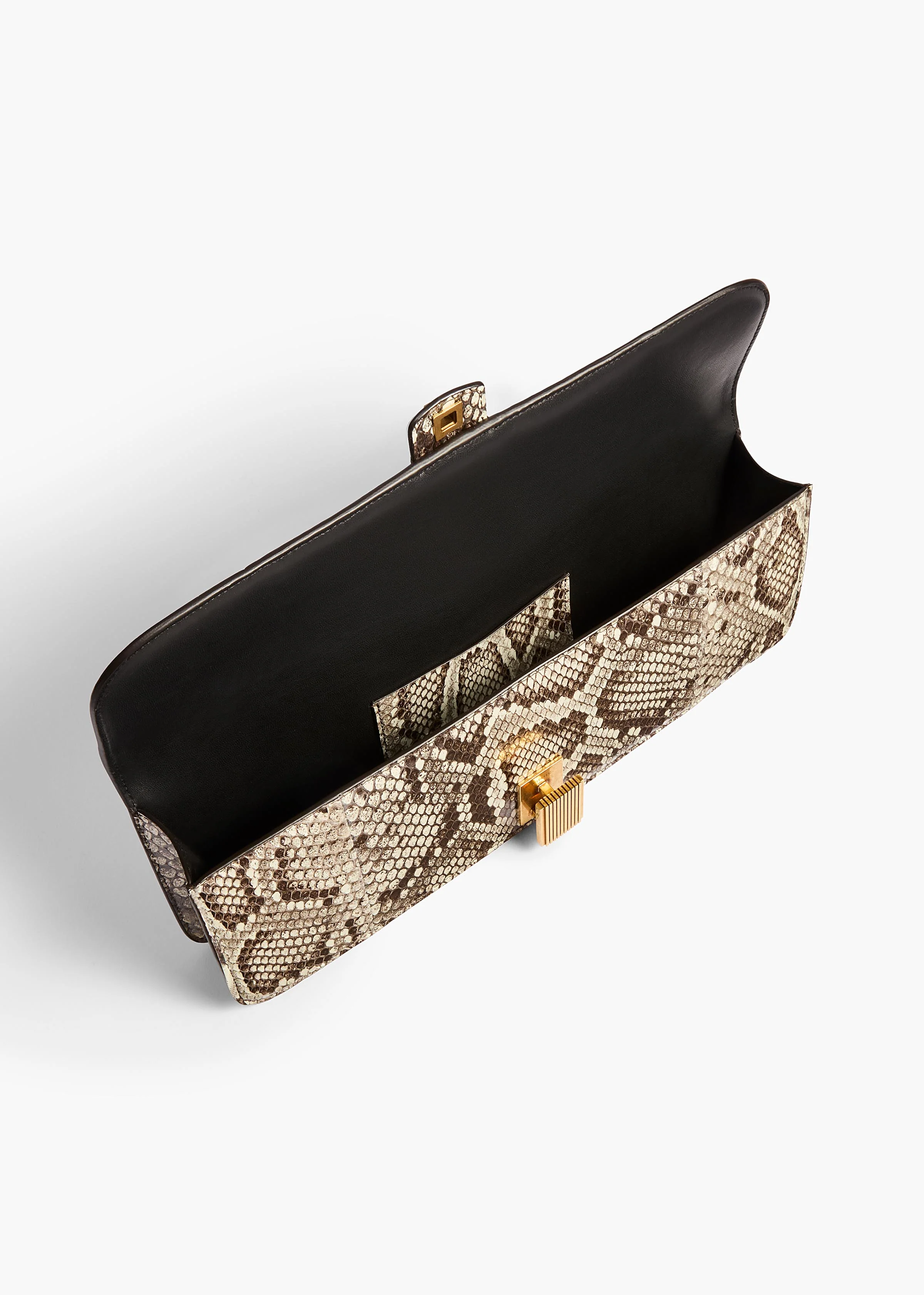 aokiboutique  - Blake Clutch in Natural Python
