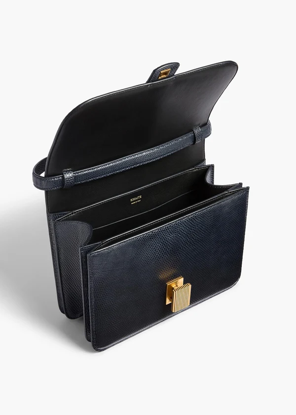 BLAKE CROSSBODY MIDNIGHT NAVY LIZARD H5016 1018 358 C
