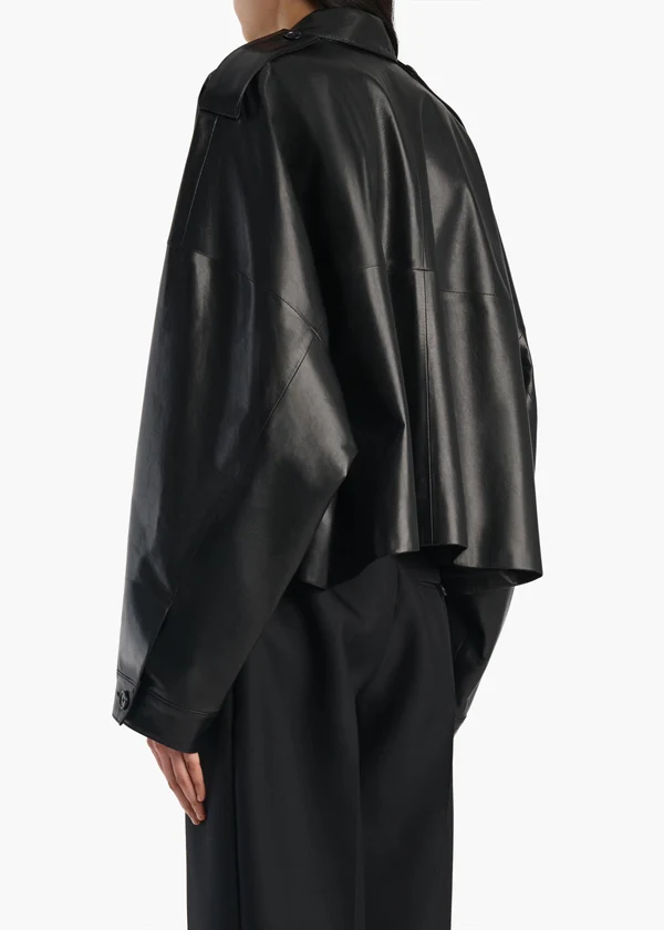 BODINE TOP BLACK LEATHER 2480887 200 C