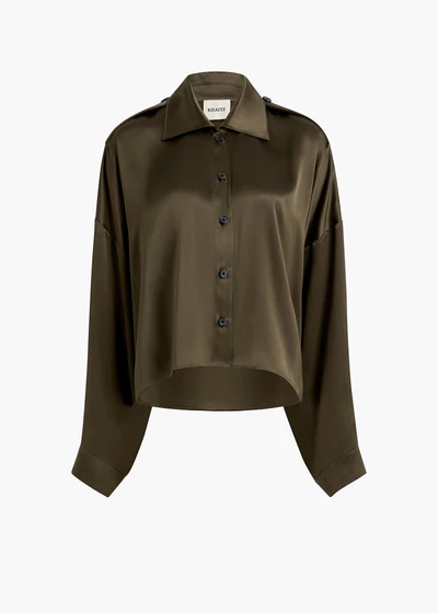 BODINE TOP DARK OLIVE 24803029 429 GHOST