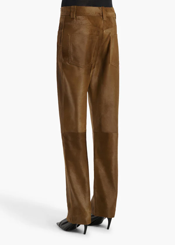 Callum Pant in Almond Haircalf