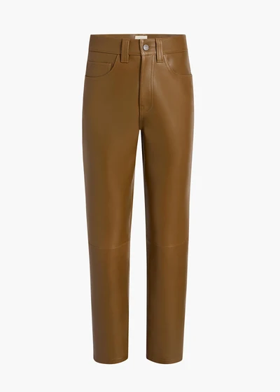 CALLUM PANT DARK OLIVE LEATHER 31711012 429 GHOST
