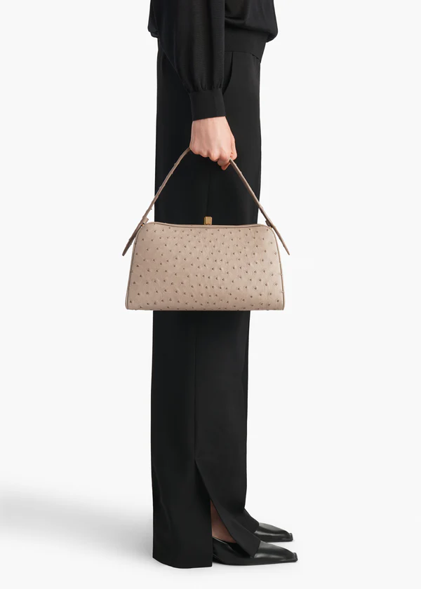 Cate Bag in Mink Ostrich