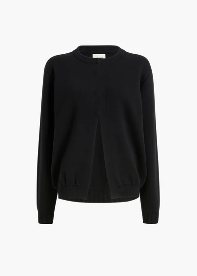 COOPER CARDIGAN BLACK 18186736 200 GHOST