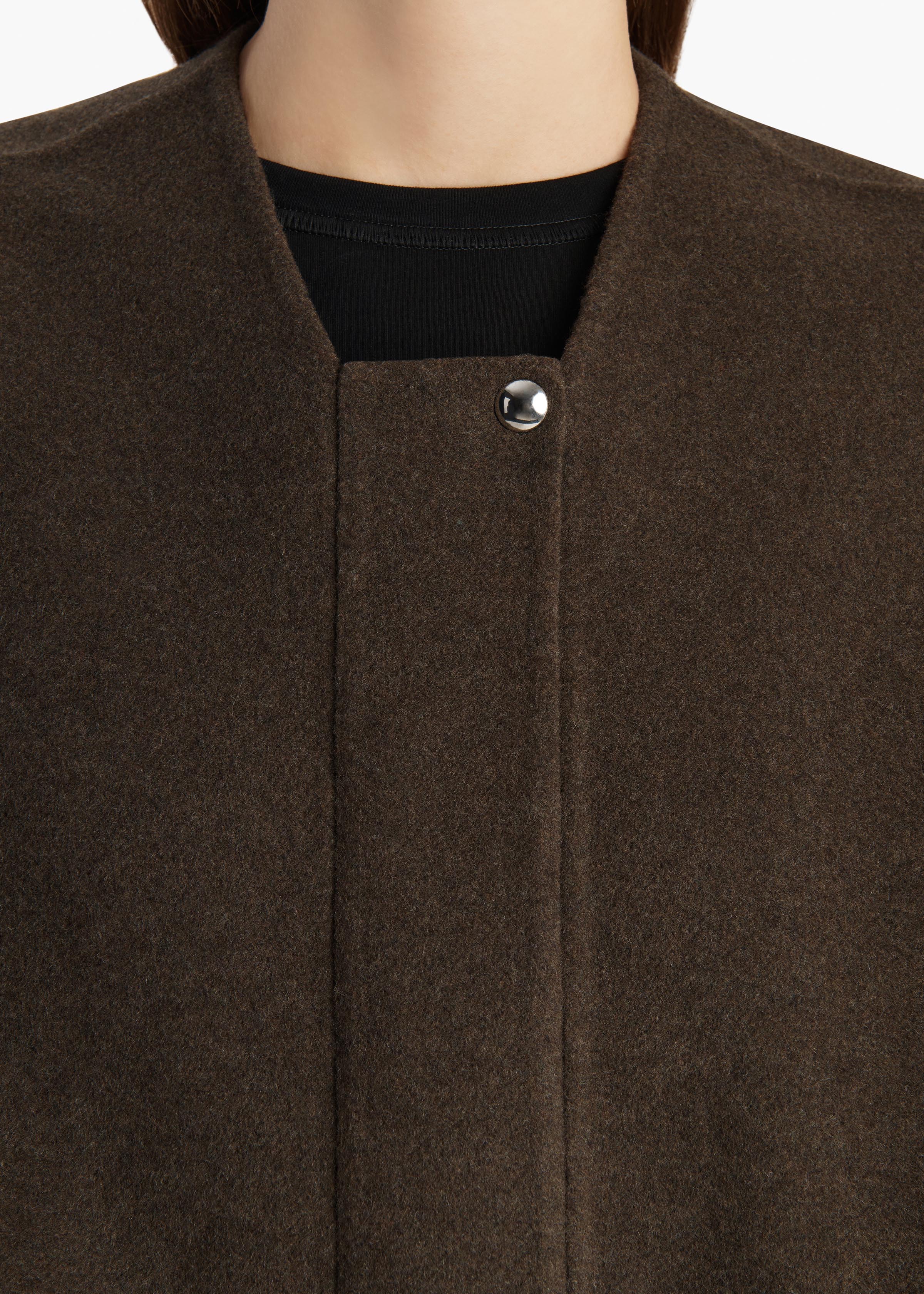 aokiboutique  - Cordan Jacket in Army Melange