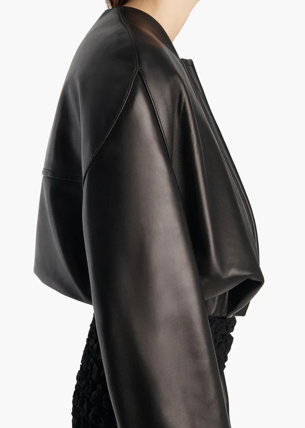 Cordan Jacket in Black Leather