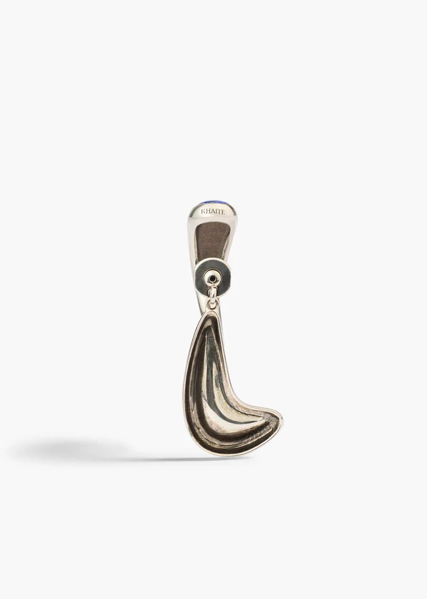 CYCLONE STONE EARRINGS SILVER BLUE 10209 038 300 B