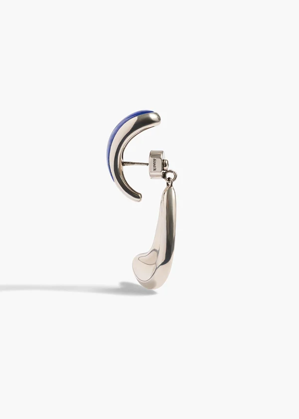 CYCLONE STONE EARRINGS SILVER BLUE 10209 038 300 D