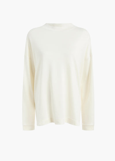 DYLAN TOP CHALK SILK JERSEY 182763033 168 GHOST