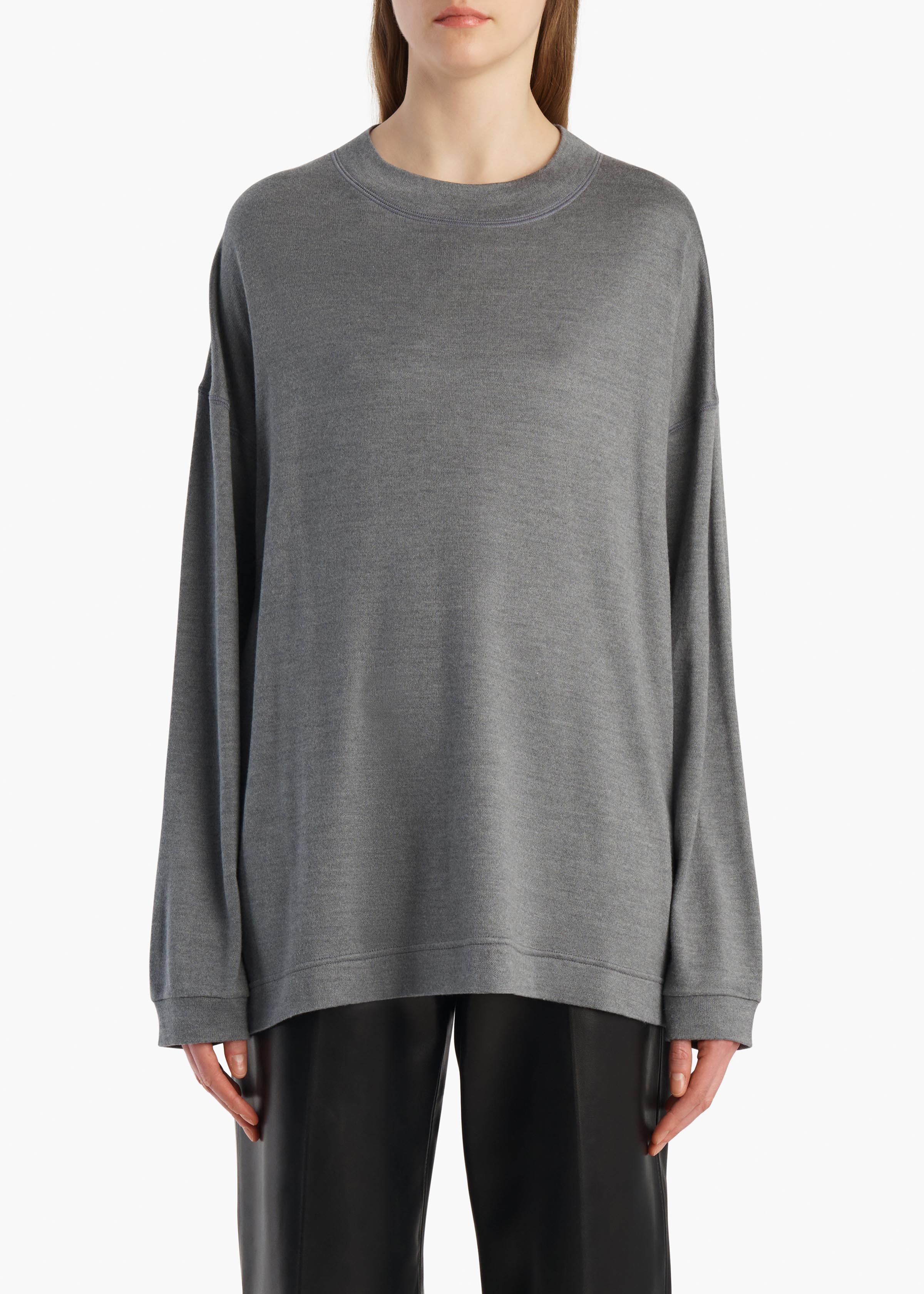 DYLAN TOP HEATHER GREY 182763033 242 B