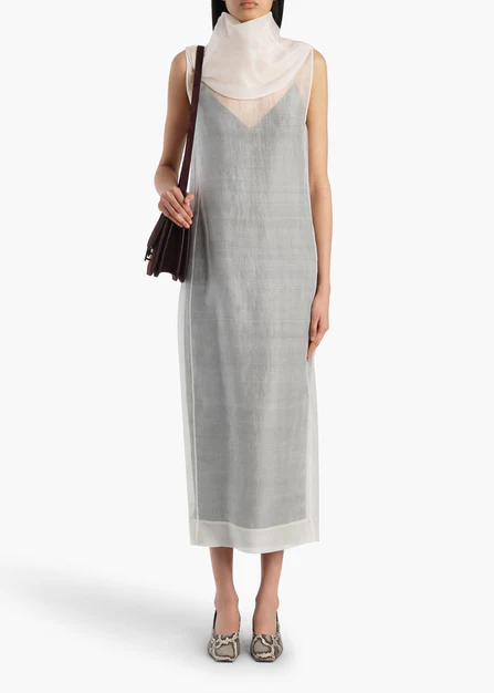 ELVA DRESS CHALK 56393031 168 A STYLED