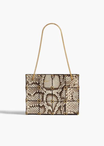 Mini Emma Bag in Natural Python