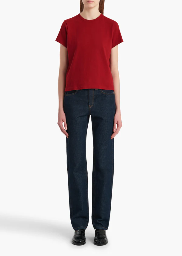 EMMYLOU TEE SHIRT CRIMSON 2266138 515 A STYLED