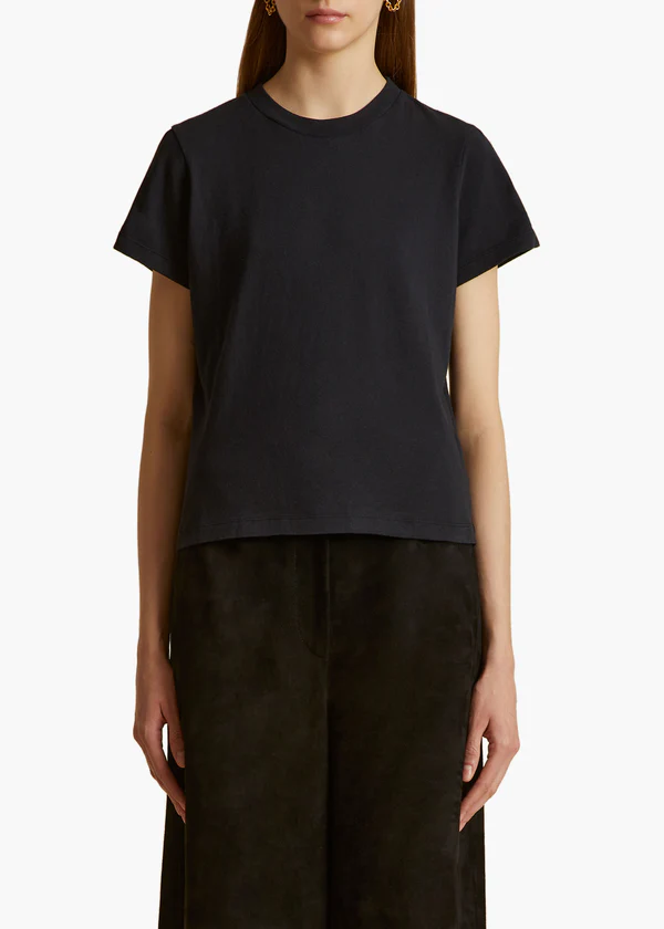 Emmylou T-Shirt in Washed Black