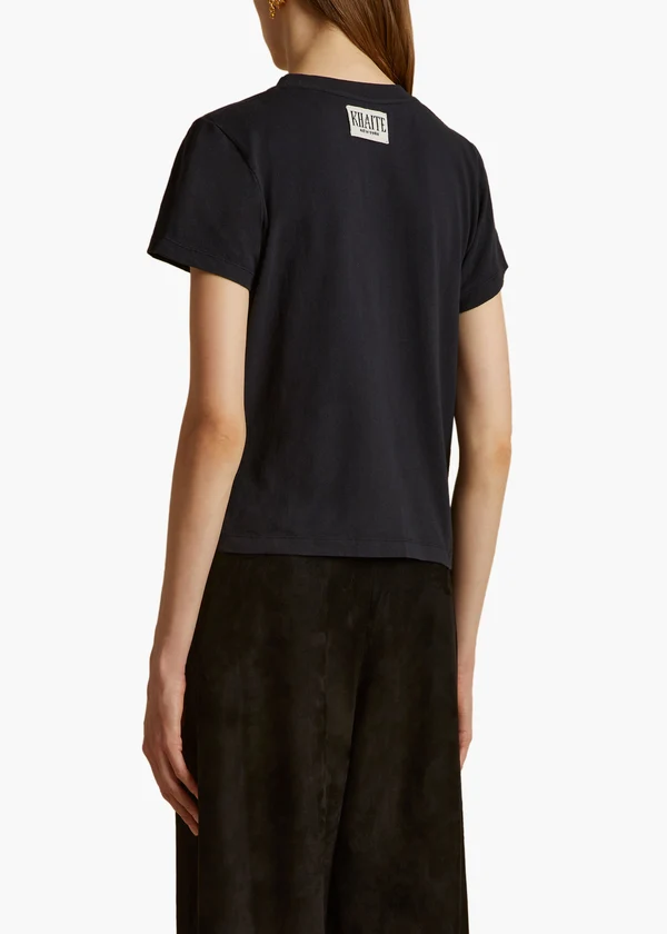 Emmylou T-Shirt in Washed Black