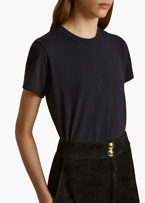 Emmylou T-Shirt in Washed Black
