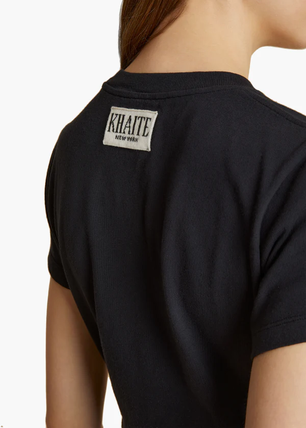 Emmylou T-Shirt in Washed Black