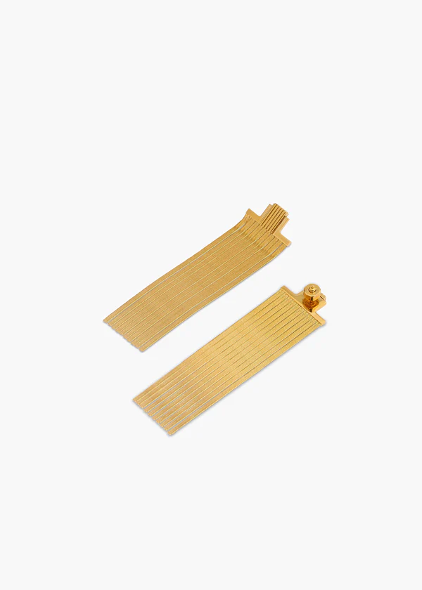 EMPIRE SNAKE CHAIN EARRINGS GOLD 10176 006 917 C