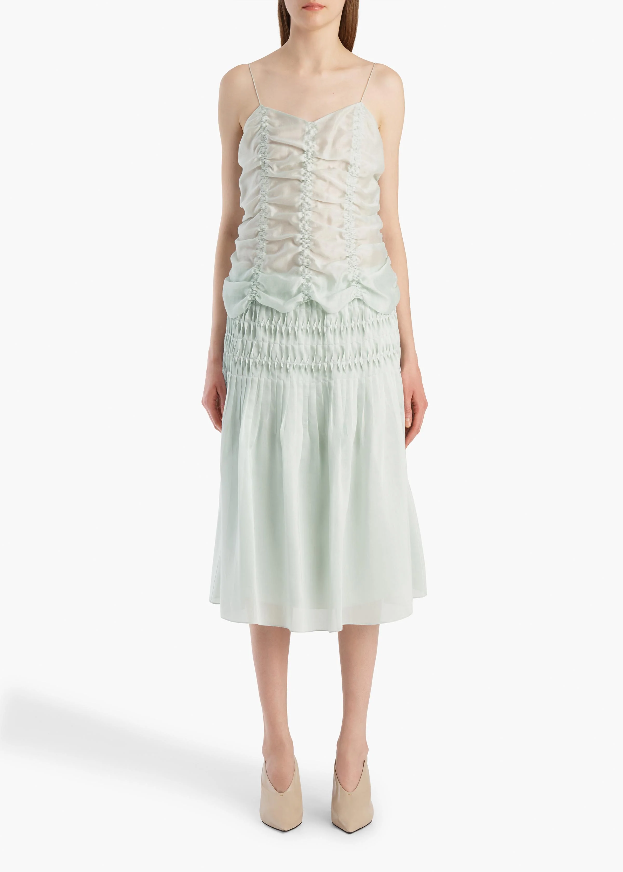 FLORENCE SKIRT ICE GREEN 41904232 499 A STYLED
